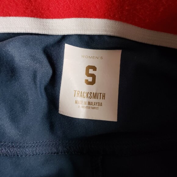 Tracksmith Leggings Womens S Blue Turnover Running Full Length - Picture 4 of 6